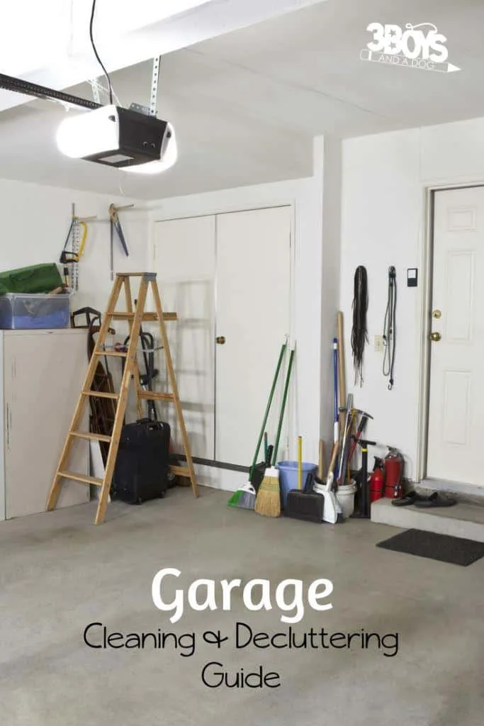 garage cleaning and organizing guide