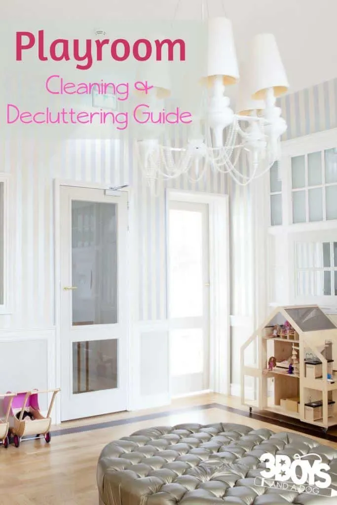playroom cleaning and decluttering guide