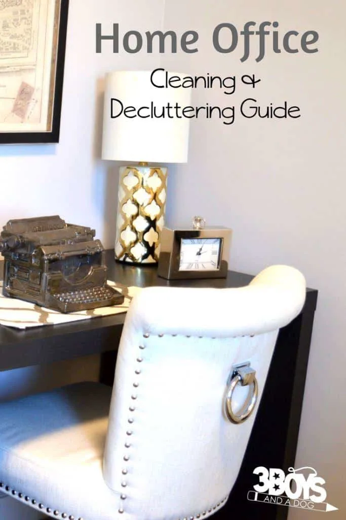 the home office cleaning and decluttering guide
