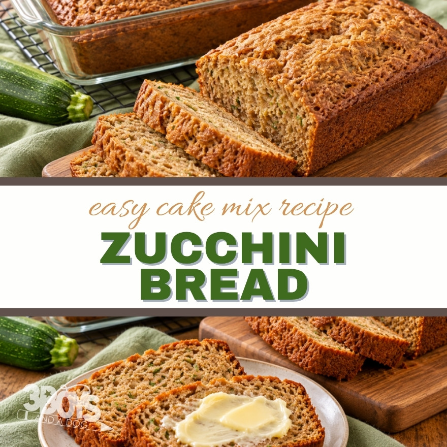 Easy cake mix recipe zucchini bread