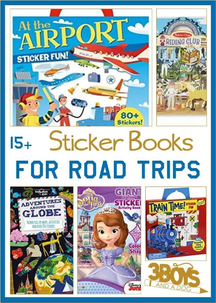 Sticker Activity Books for Road Trips