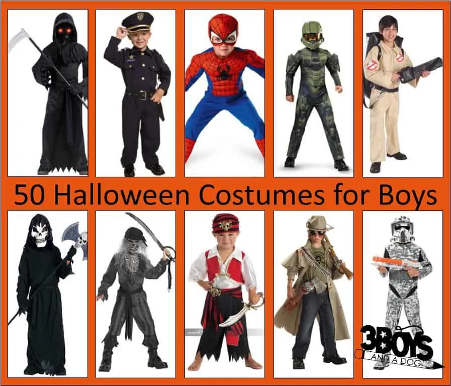 50 Halloween Costumes for Boys