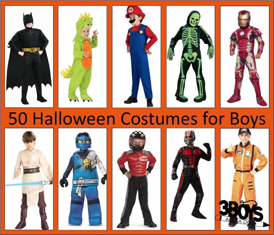 50 Halloween Costumes for Boys