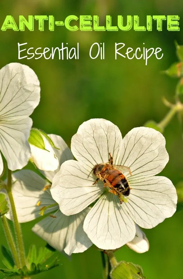 Looking for a natural way to get rid of cellulite? This anti cellulite essential oil recipe is designed to reduce the appearance of cellulite and boost circulation all at the same time.