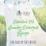 essential oil laundry detergent recipe