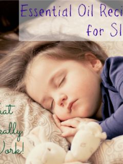 These four essential oil recipes for sleep address four common causes of sleepless nights and are designed to help you relax and sleep well all night long.