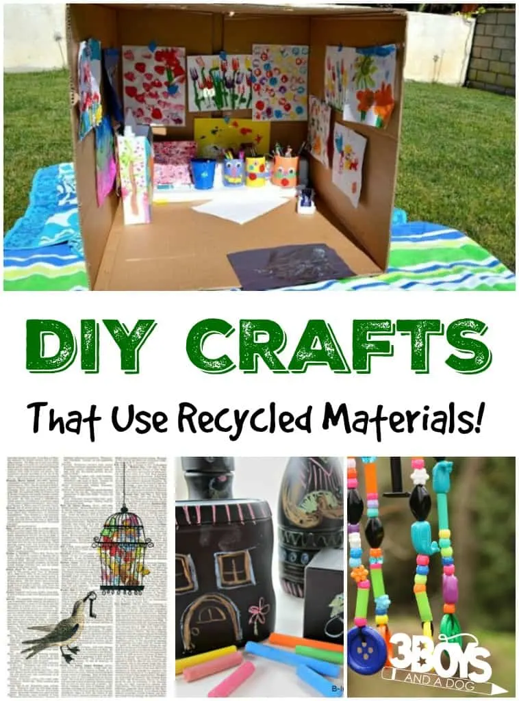 DIY Crafts That Use Recycled Materials