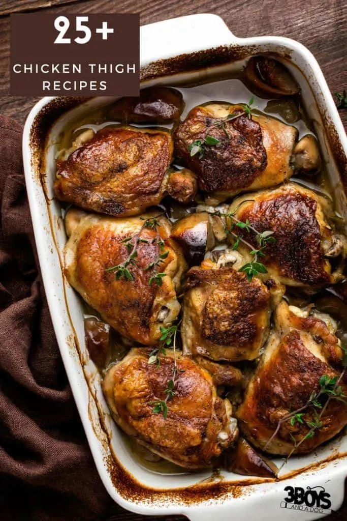 Over 25 easy recipes with chicken thighs
