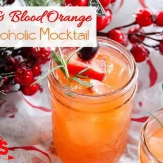 Blood Orange Mocktail Recipe with Rosemary