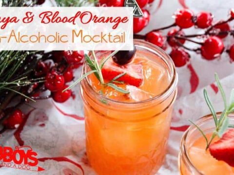 Blood Orange Mocktail Recipe with Rosemary