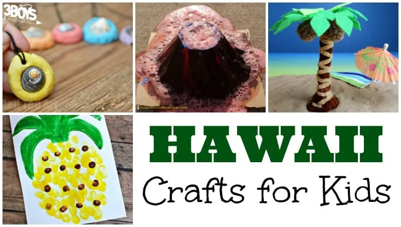 Crafts for Kids about Hawaii - 3 Boys and a Dog