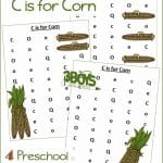 Find the Letter C is for Corn