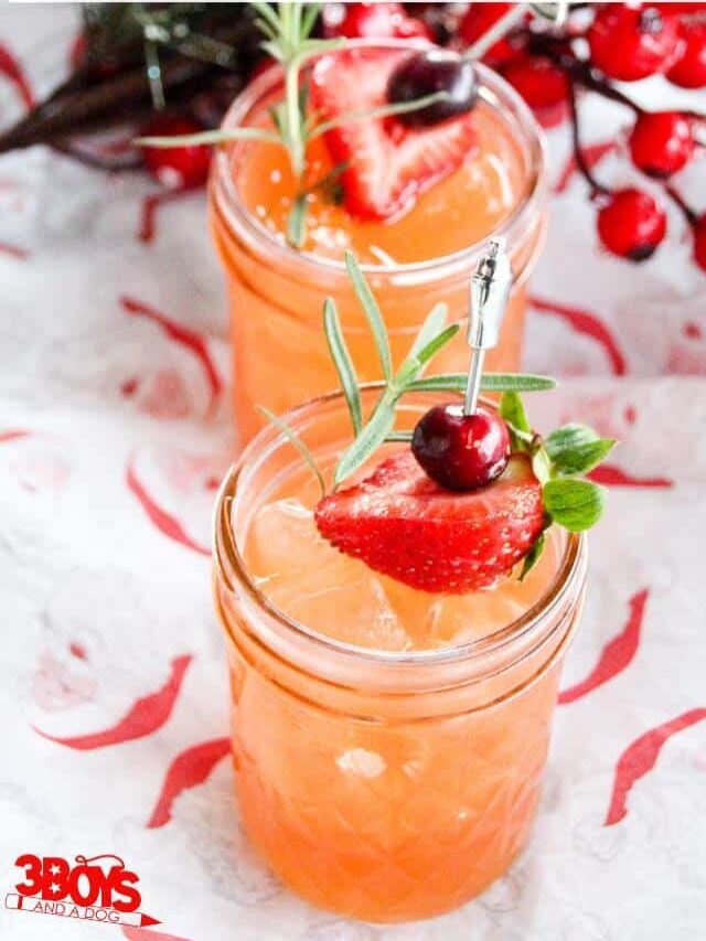 Easy Papaya and Blood Orange Mocktail Recipe for Kids