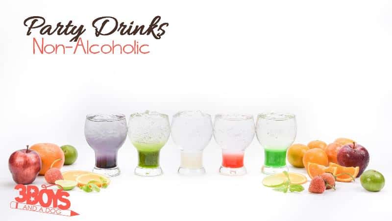 Non-Alcoholic party drinks :: mocktails for kids