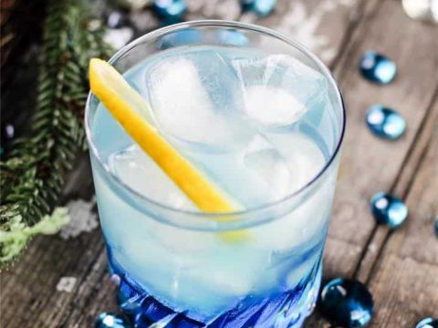 Blue Christmas Mocktails for Kids