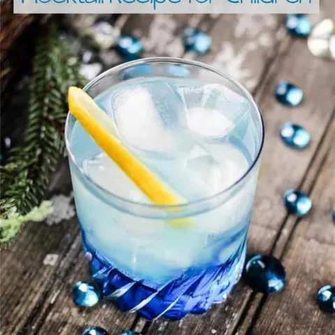 Blue Christmas Mocktails for Kids
