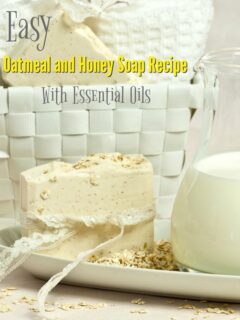 Soap doesn't have to be hard to make, especially if you use a soap base! Use this essential oil soap recipe to make a healthy, great-smelling oatmeal and honey soap recipe that your family will love!