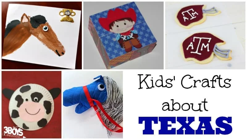 Kids' Crafts about Texas