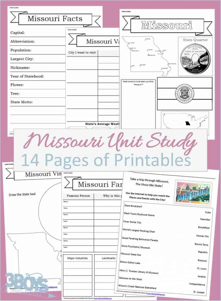 Missouri State Unit Study