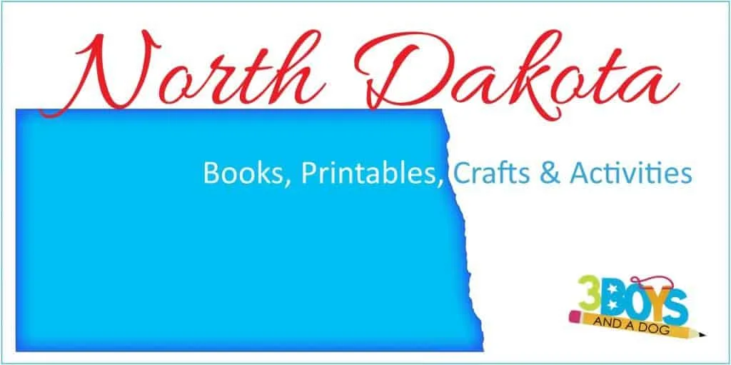 North Dakota Books Printables and More