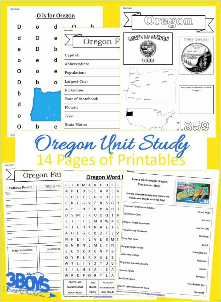 Oregon State Unit Study
