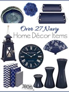 Over 27 Navy Home Decor Items