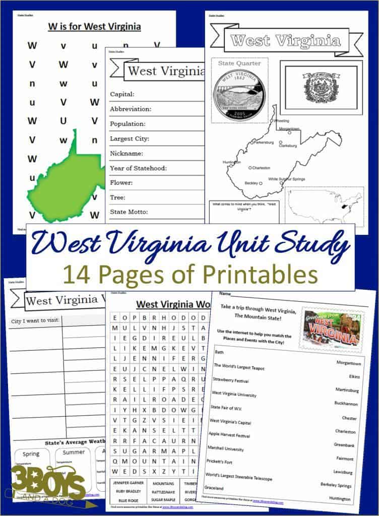West Virginia State Unit Study