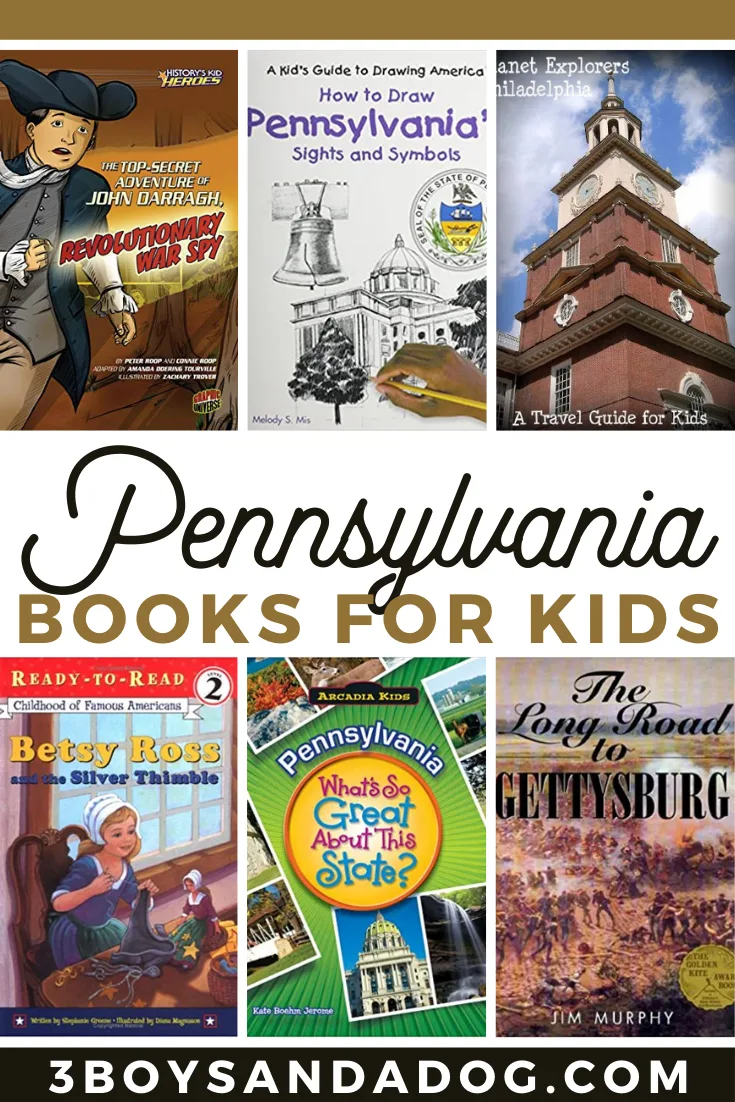 grab some of these Pennsylvania books for kids