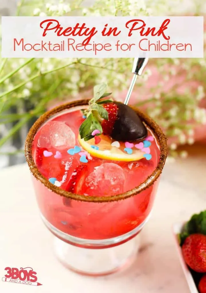 Pretty in Pink Mocktail Recipe for Children