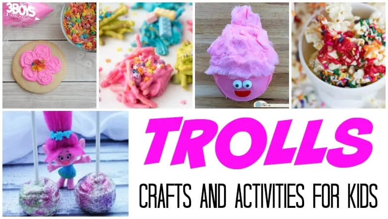 Trolls Crafts and Activities