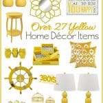 Yellow Home Decor Accent Pieces