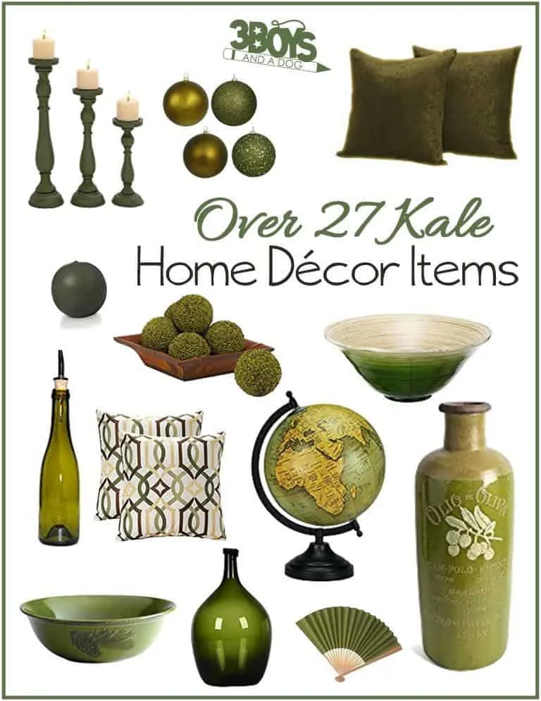Over 27 Olive Drab Home Decor Accent Items