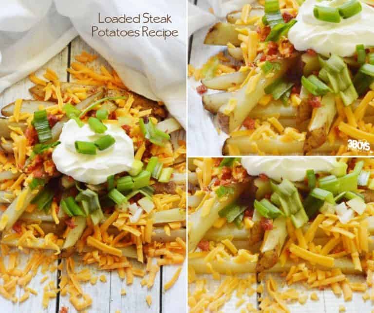Loaded Oven Baked Steak Potatoes Recipe