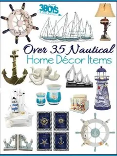 Over 35 Nautical Home Decor Accent Items