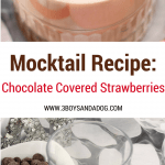 Virgin Cocktail Chocolate Covered Strawberries
