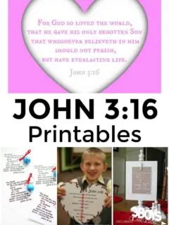 John 3:16 Printables