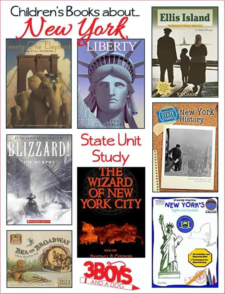 These New York State Books for Kids are sure to please and fascinate your children as they learn all about the state of New York.