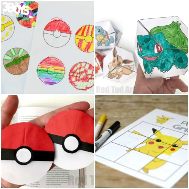 Pokemon Printables for Kids to Try