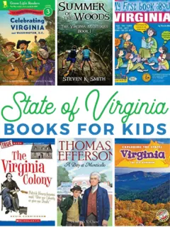 teach your children about the state of Virginia with these kid friendly books
