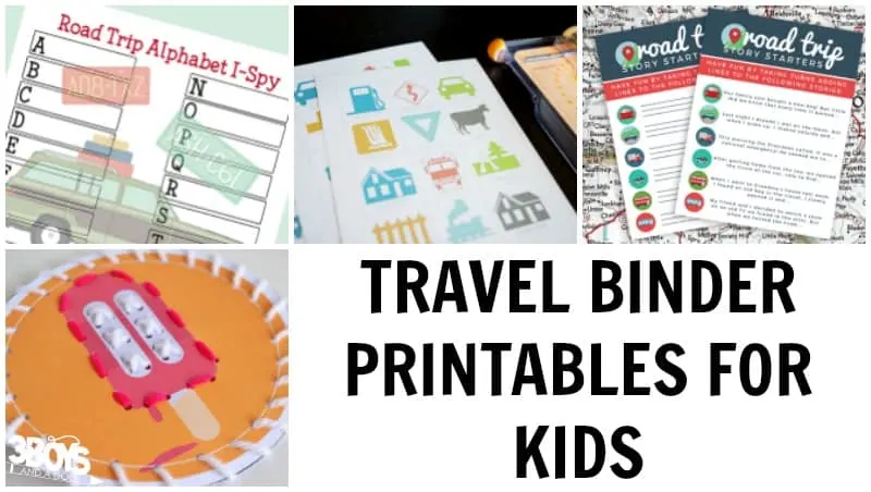 Travel Binder Printables for Kids