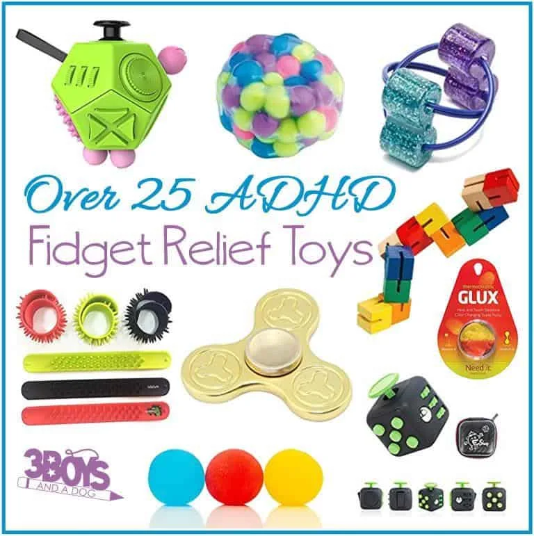 Over 25 ADHD Fidget Relief Toys
