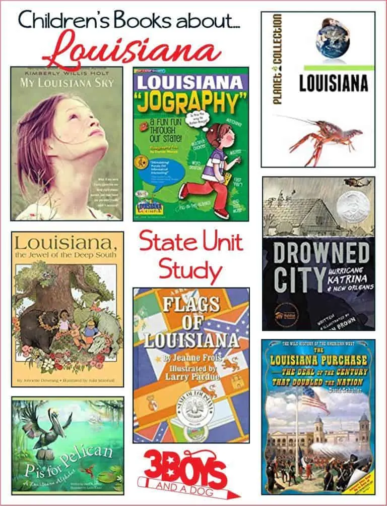 Louisiana State Books for Kids