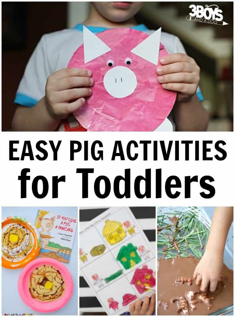 Pig Activities for Toddlers