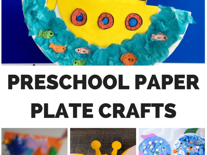 Preschool Paper Plate Crafts