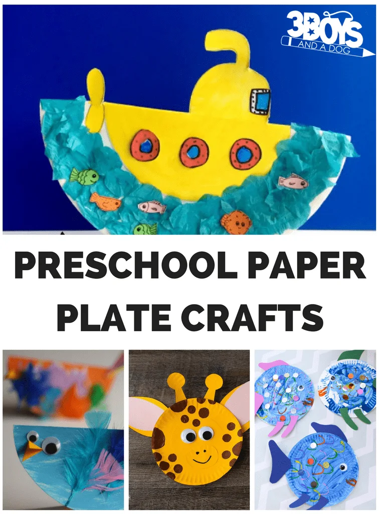 Preschool Paper Plate Crafts