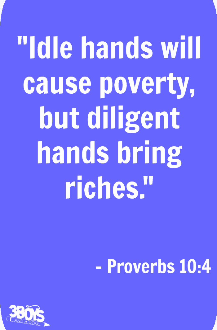 Proverbs 10 verse 4