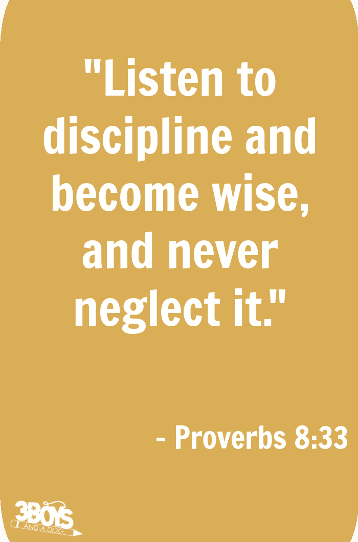 Proverbs 8 verse 33