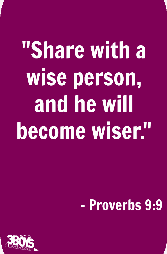 Proverbs 9 verse 9