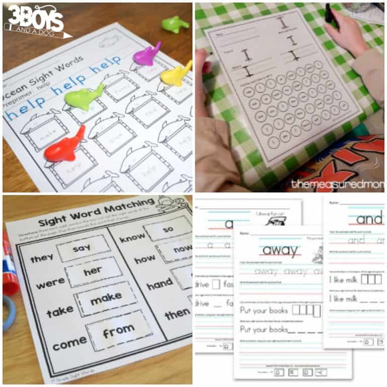 Sight Word Worksheets Kids Will Love