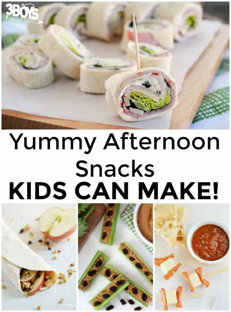 Afternoon Snacks Kids Can Make